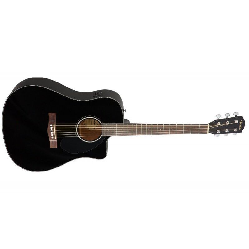 Гитара электроакустическая Fender CD-60SCE Black